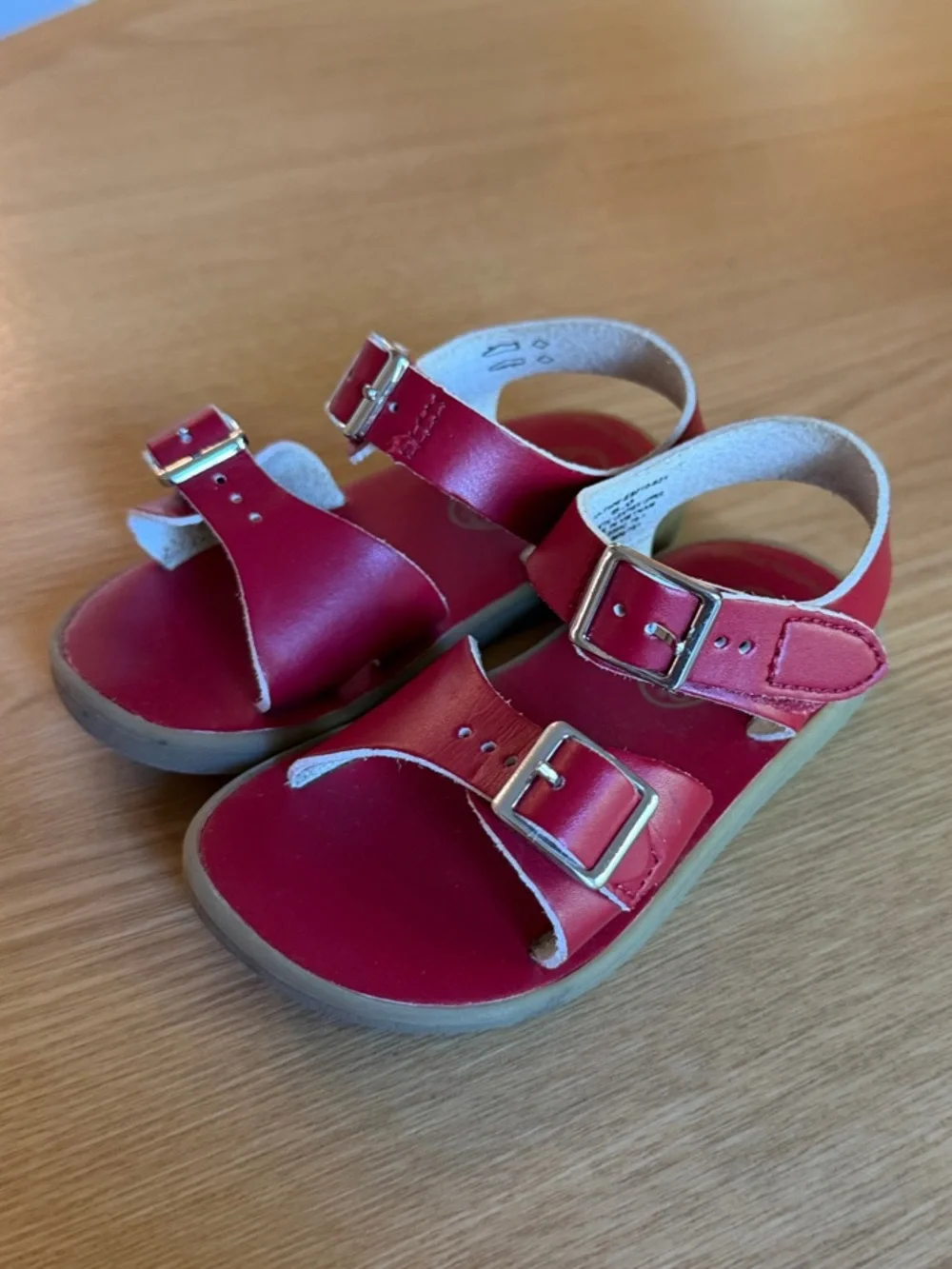 Footmates ECO-TIDE - ES010-621 - APPLE RED MICRO Water Sandal 6 Toddler